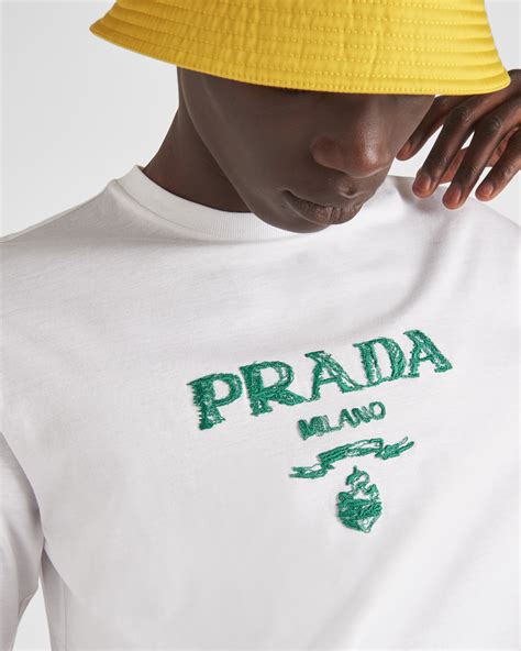 prada white green t shirt|prada men's t shirts amazon.